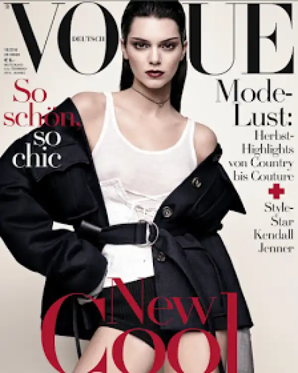 Kendall Jenner covers Vogue Germany